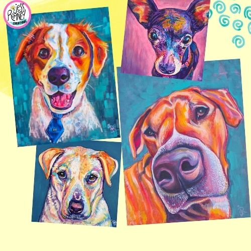 Pet Portrait (Acrylic)