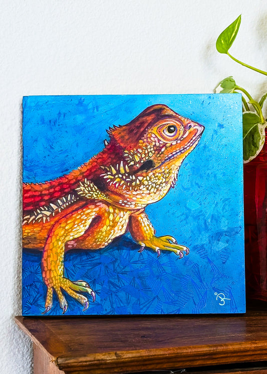 "Well Hello There" Original Acrylic Painting