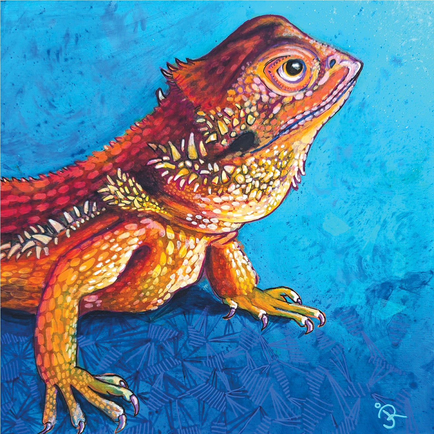 "Well Hello There" Original Acrylic Painting