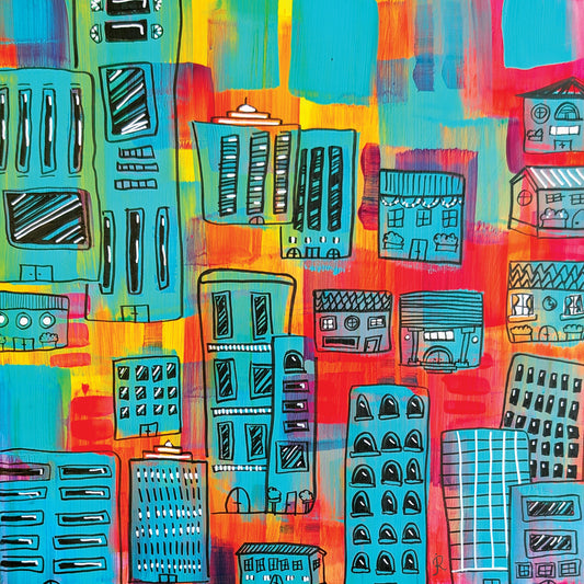 "Each with a Story" Art Print - City