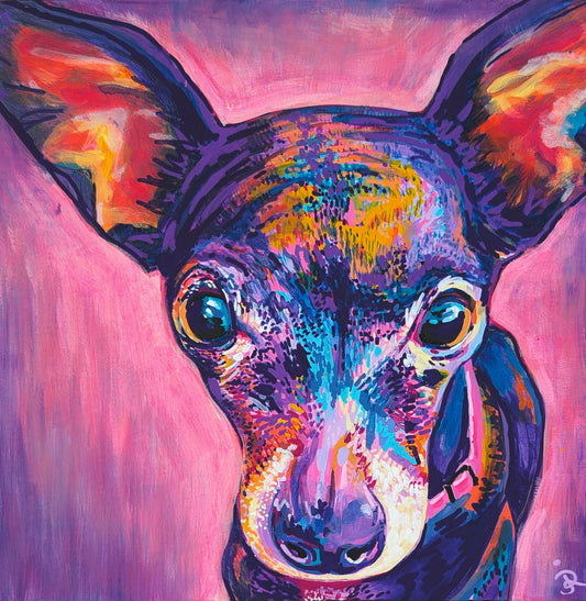 "Piper" Dog - Art Print
